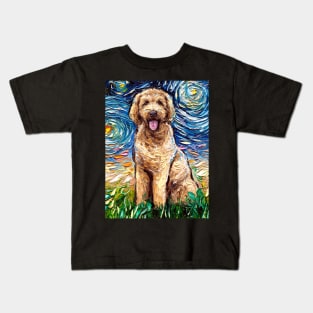 Goldendoodle Night Kids T-Shirt